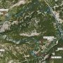Montagne de Michard : Itinéraire suivi, vue Google Earth