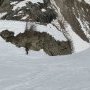 Le cheminement astucieux au dessus de Alp Grüm